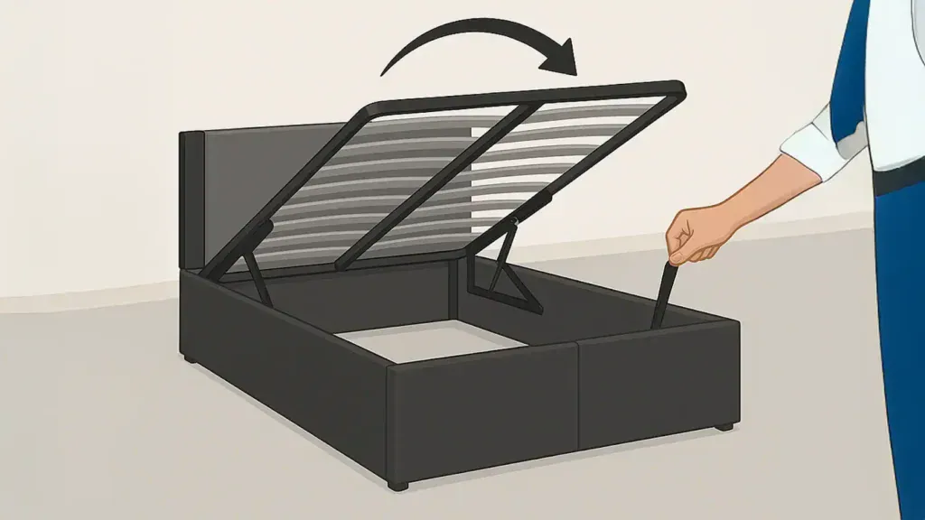 How to Assemble Gas Lift Bed Step-by-Step Guide Step 7